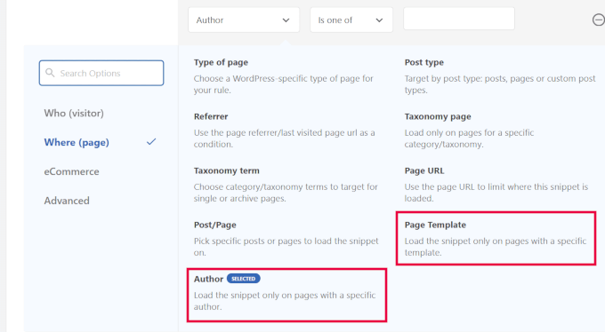 Conditional logic rules