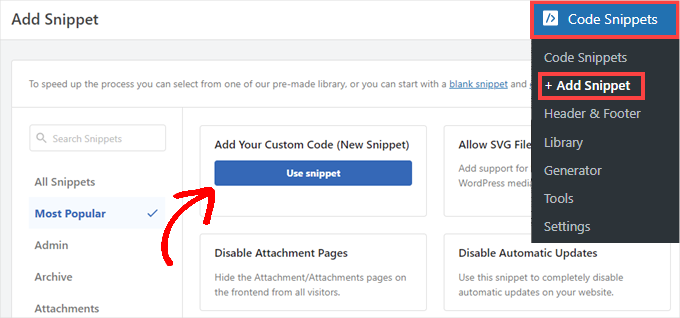 How to Fix WordPress Nav Menu Appearing Under Admin Bar - wp wpcode addnew snippet 1 | Useful Resources | Empowering Your Digital Journey with Expert Insights